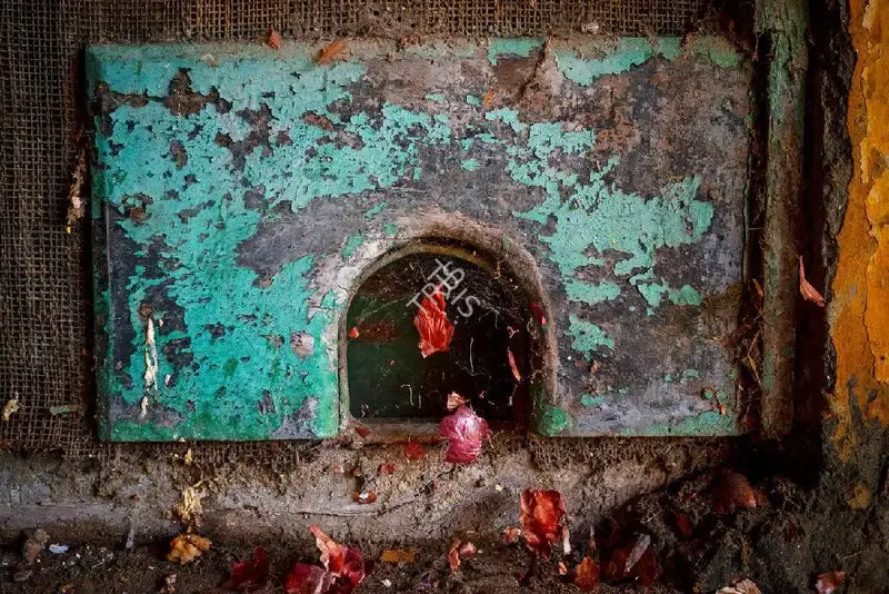 Hemant Chaturvedi (Photographer), Ticket window at Nayaab Talkies, Amroha, Uttar Pradesh, 2024, Contemporary Photograph