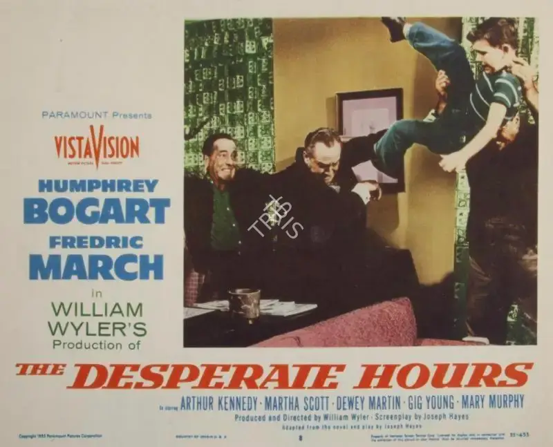 William Wyler (Producer), The Desperate Hours, 1955, Lobby Card