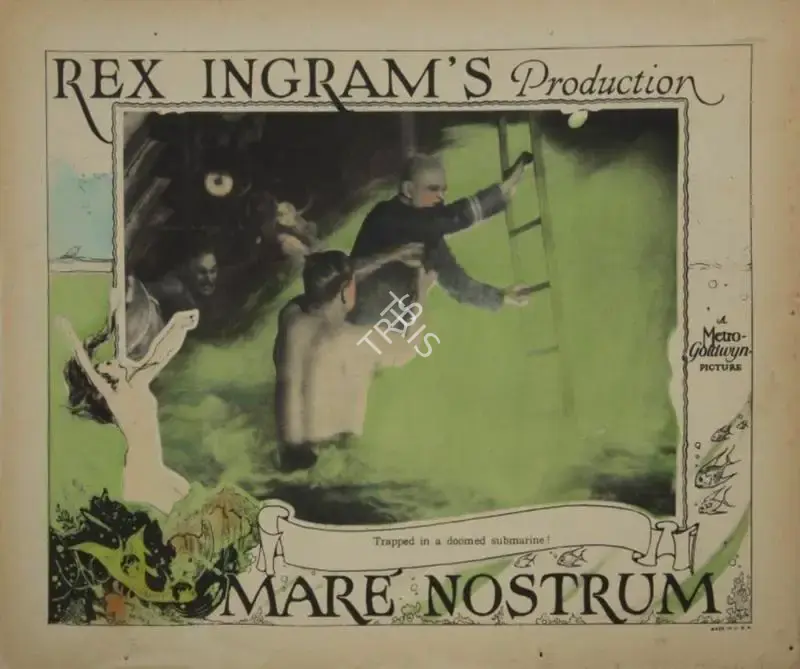 Rex Ingram (Producer), Mare Nostrum, 1926, Lobby card