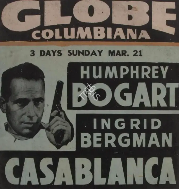 Michael Curtiz (Director), Casablanca, 1942, Window Card