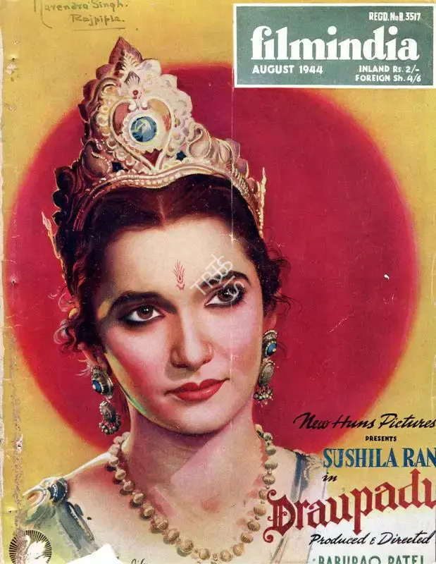Baburao Patel (Editor), Filmindia, 1944, Magazine