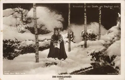 Fritz Arno Wagner (Producer), Die Nibelungen: Kriemhild's Revenge, 1924, Postcard