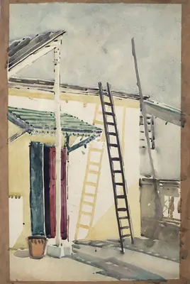 Bikash Bhattacharjee (Artist), Untitled, 1950, Painting