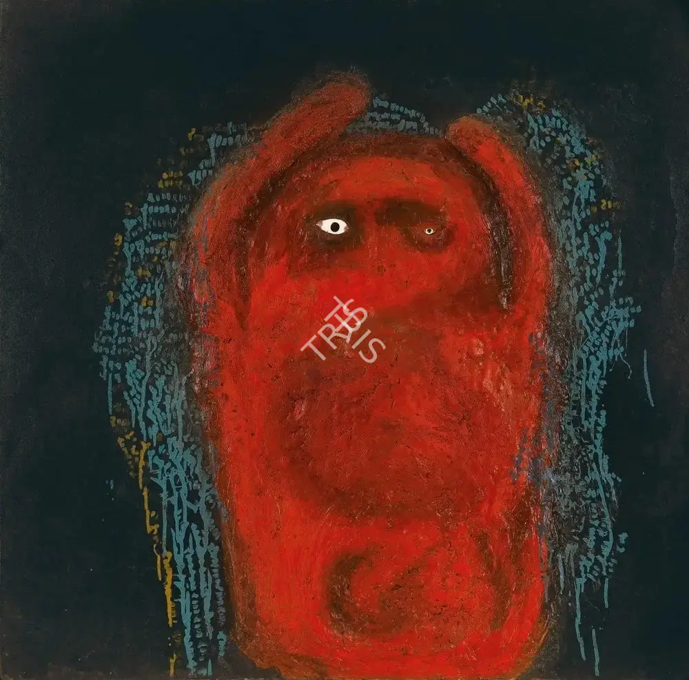 Bhupen Khakhar (Artist), Hanuman, 1960, Painting