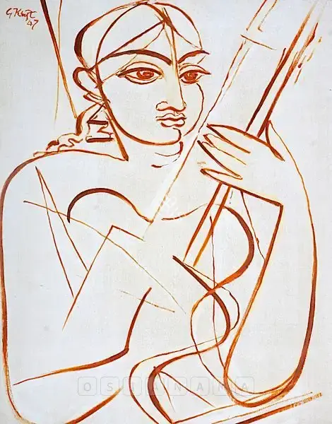 George Keyt (Artist), Untitled, 1947, Painting