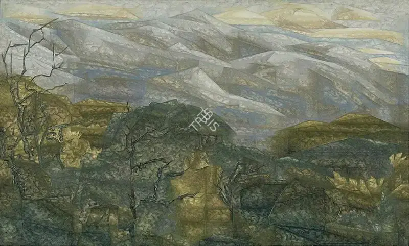 Sabavala, Jehangir (Artist). Treeline II, 1986 | Painting, AG.Mum/22.12.18, 2018 · Asta Guru