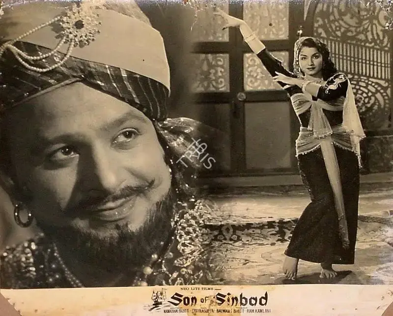 Nanabhai Bhatt (Director), Son Of Sinbad, 1958, Lobby Card