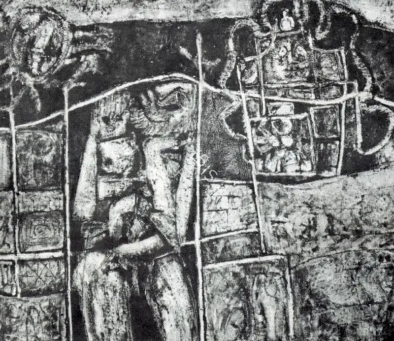 K.V. Haridasan (Artist), Layer of Existence (2), Painting