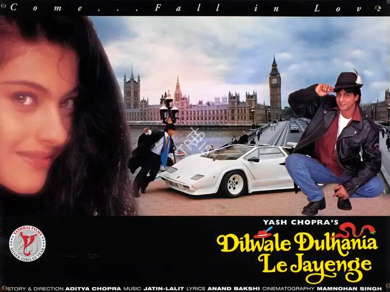 Yash Chopra (Producer), Dilwale Dulhania Le Jayenge, 1995, Lobby Card