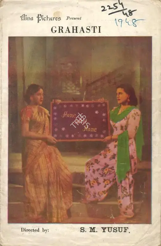 S.M. Yusuf (Director), Grahasti, 1948, Song-Synopsis Booklet