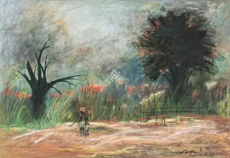 Gopal Ghose (Artist), Untitled, 1942, Painting