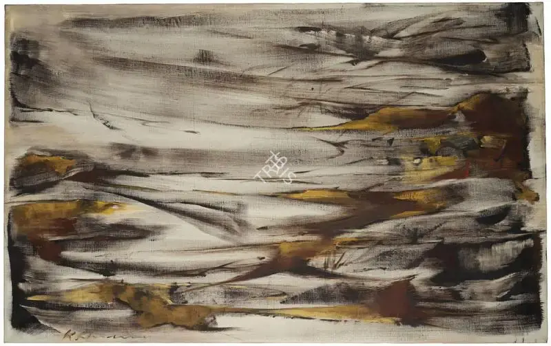 Krishen Khanna (Artist), The Sedge has Withered from the Lake, 1969, Painting