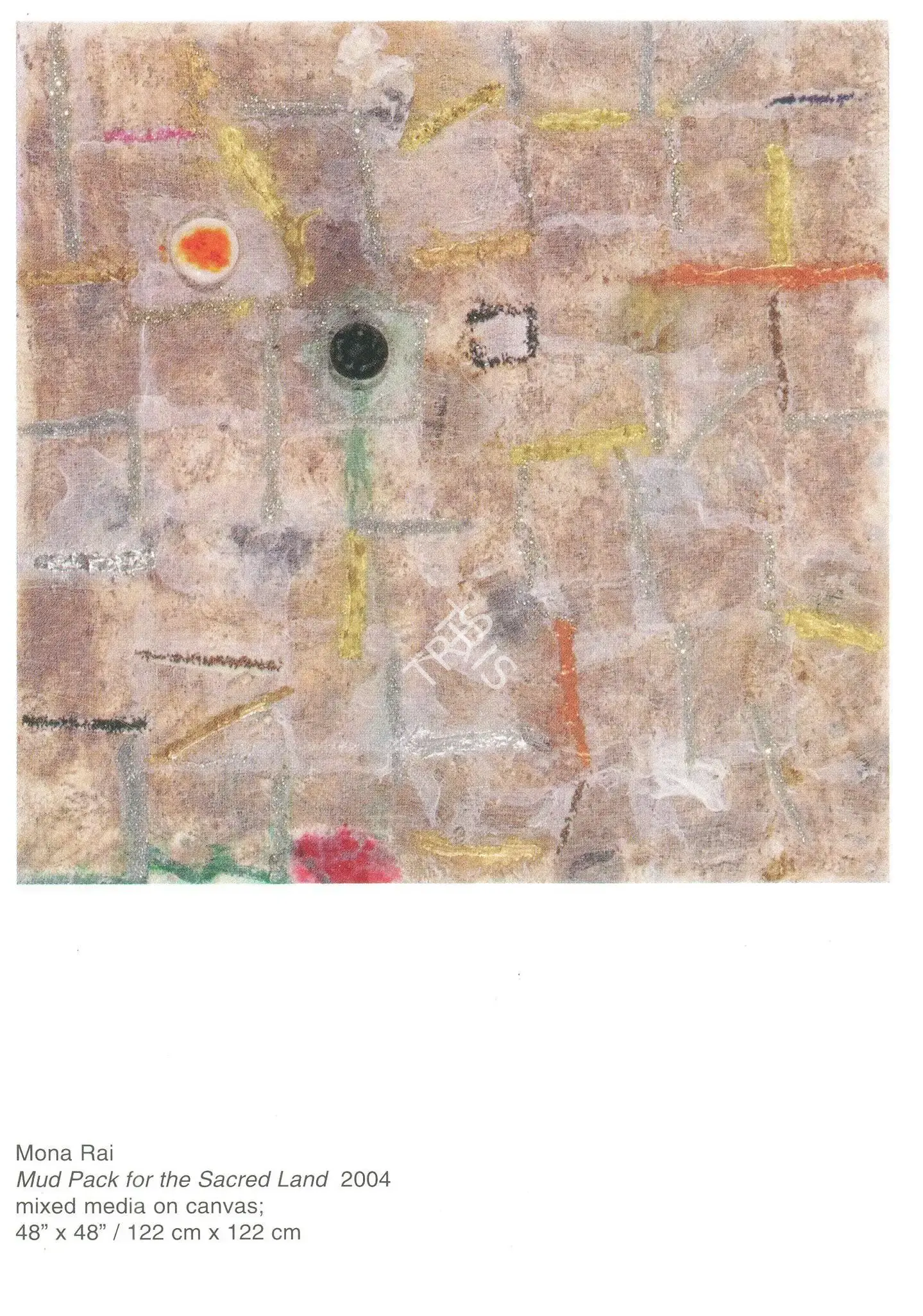 Mona Rai (Artist), Mona Rai, 2004, Solo Exhibition Invitation