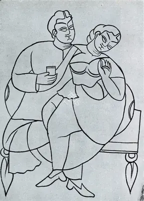 Unknown (Artist), Woman and Wine, 1890, Drawing