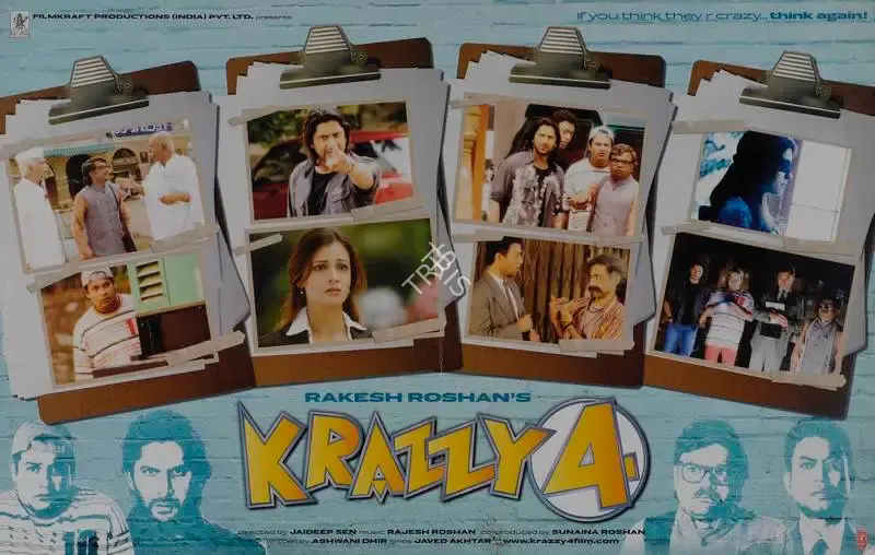 Rakesh Roshan (Producer), Krazzy 4, 2008, Lobby Card
