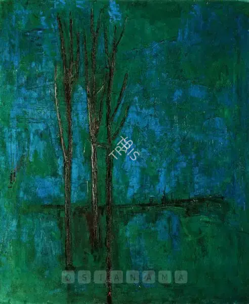 B. Prabha (Artist), Untitled, 1961, Painting