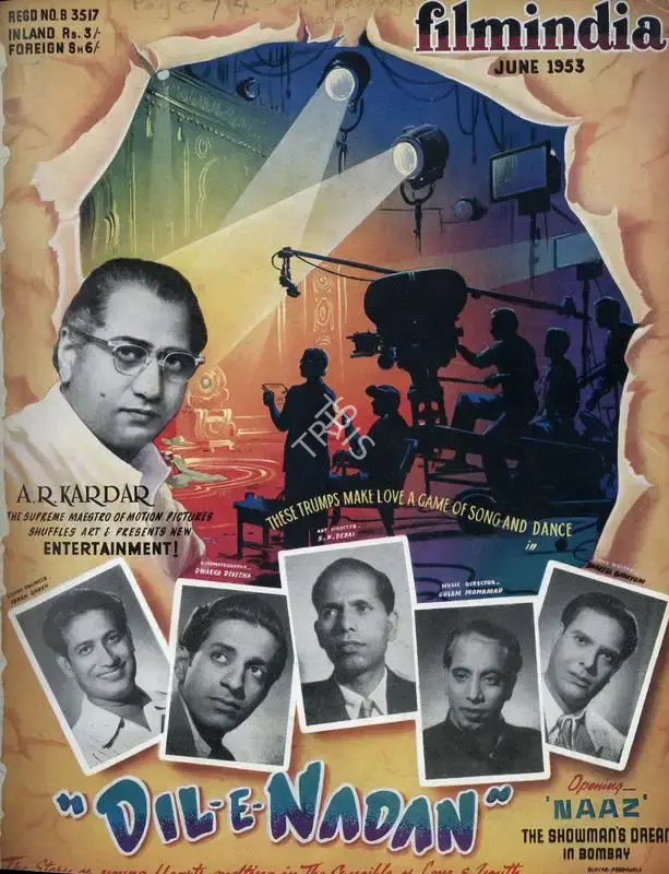 Baburao Patel (Editor), Filmindia, 1953, Magazine
