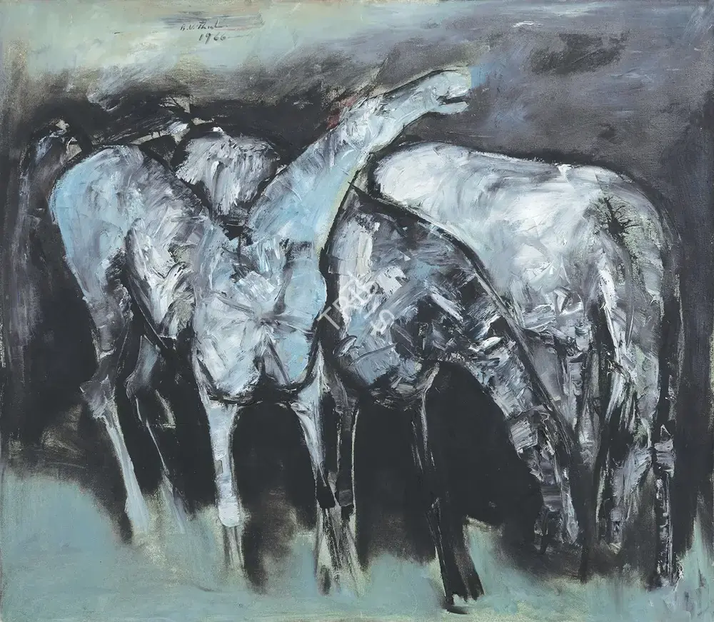 B. Vithal (Artist), Untitled, 1966, Painting