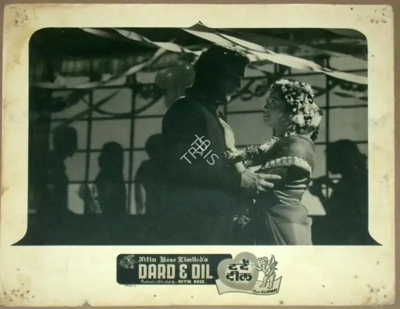 Nitin Bose (Director), Dard E Dil, 1953, Lobby Card