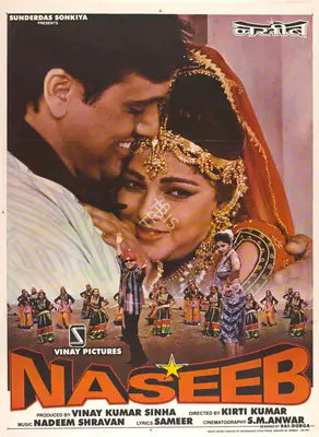 Vinay Kumar Sinha (Producer), Naseeb, 1998, Full Sheet Poster