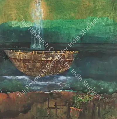 Shyamal Dutta Ray (Artist), Untitled, 1978, Painting