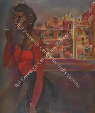 Paritosh Sen (Artist), Isabella Series, 1981, Painting