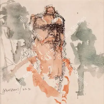 Shyamal Dutta Ray (Artist), Untitled, 1974, Painting