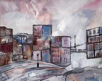 Lance Ribeiro (Artist), Untitled (Landscape), 1965, Painting