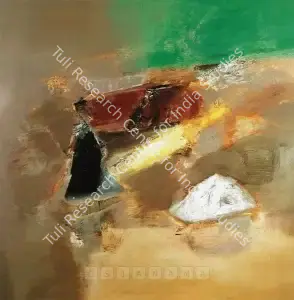 Laxman Shreshtha (Artist), Untitled, Painting