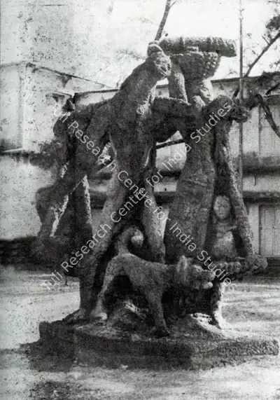 Ramkinkar Baij (Artist), Santhal Family, Sculpture
