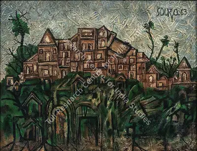 F.N. Souza (Artist), Untitled, 1963, Painting