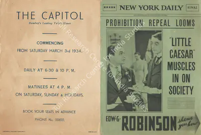 Roy Del Ruth (Director), The Little Giant, 1933, Handbill