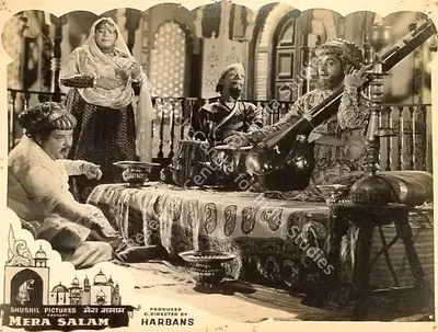 Harbans (Producer), Mera Salam, 1957, Lobby Card