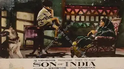 Mehboob (Producer), Son Of India, 1962, Lobby Card