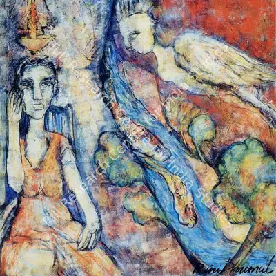 Rini Dhumal (Artist), Fantasy II, Painting