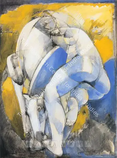 Jamil Naqsh (Artist), Untitled, 1995, Painting