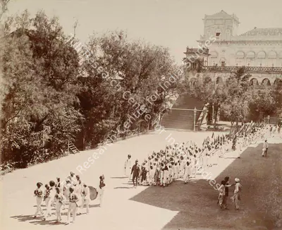 Studio Bourne & Shepherd (Photographic Studio), The Girasia College and High School Students, 1909, Antiquarian Photograph