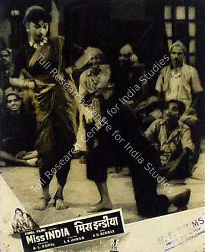 Ramachandra (ii) (Cinematographer), Miss India, 1957, Lobby Card