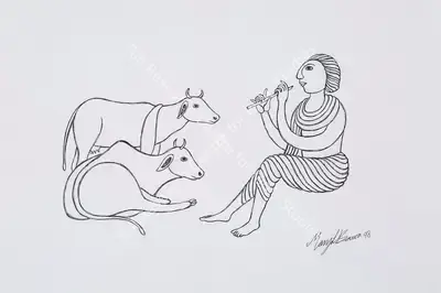 Manjit Bawa (Artist), Untitled, 1998, Drawing