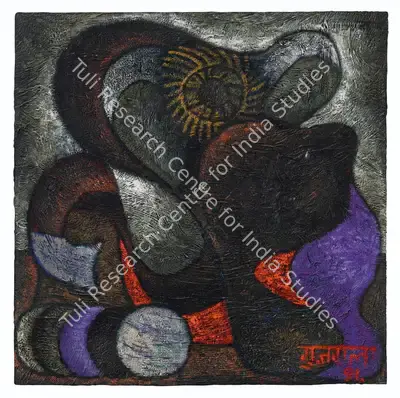 Satish Gujral (Artist), Untitled (Ganesh), 1991, Painting