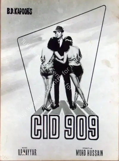 B.D. Kapoor (Producer), C I D 909, 1967, Lobby Card