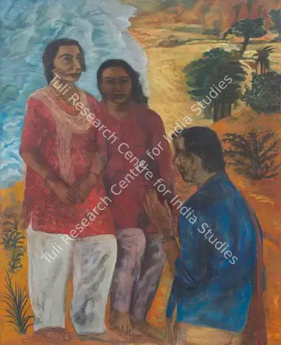 Nalini Malani (Artist), First Romance, 1981, Painting