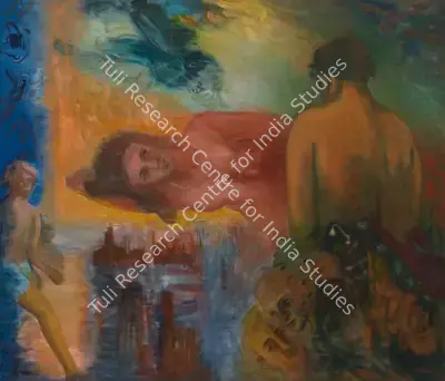 Nalini Malani (Artist), Love, 1991, Painting