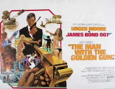 Harry Saltzman (Producer), The Man with the Golden Gun, 1974, Poster
