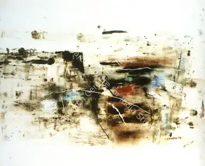 Laxman Shreshtha (Artist), Untitled, Painting