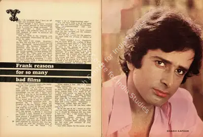 Vijaya Irani (Interviewer), Frank Reasons for So Many Bad Films, 1973, Conversation