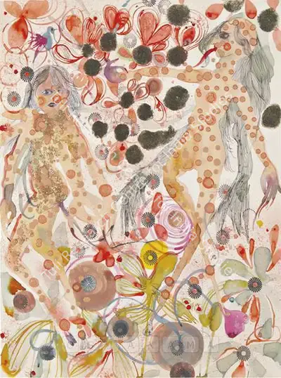 Rina Banerjee (Artist), With Verve The Creed And Language Of Others Sang High With Misfortune Disguised, 2007, Painting