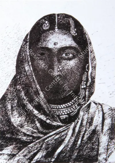 K.M. Adimoolam (Artist), Untitled, Drawing