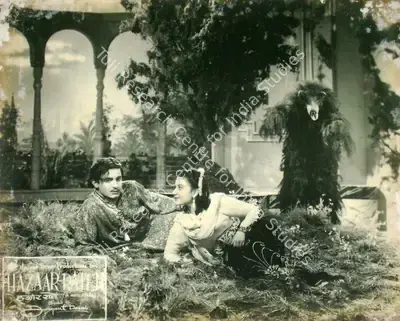 Jayant Desai (Director), Hazaar Raten, 1953, Lobby Card