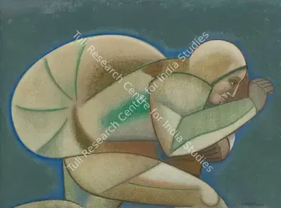 Neeraj Goswami (Artist), Stride, 2005, Painting